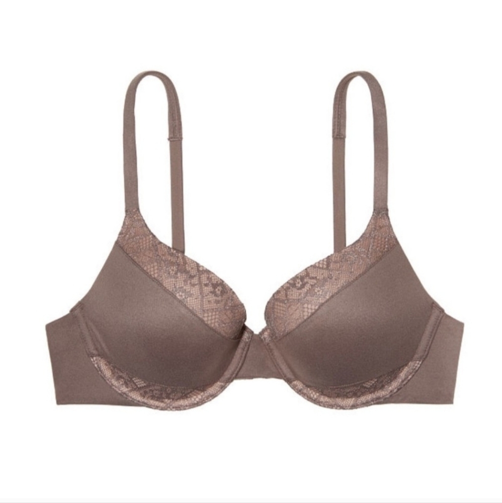 Victoria's Secret Taupe Lace Bra